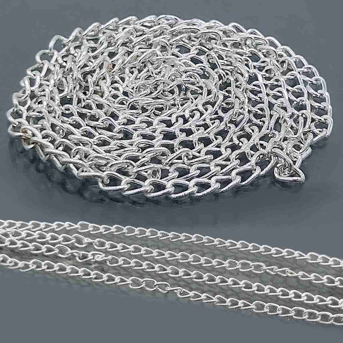 Imitation Jewellery Silver Chain 1 Pcs IJCS02