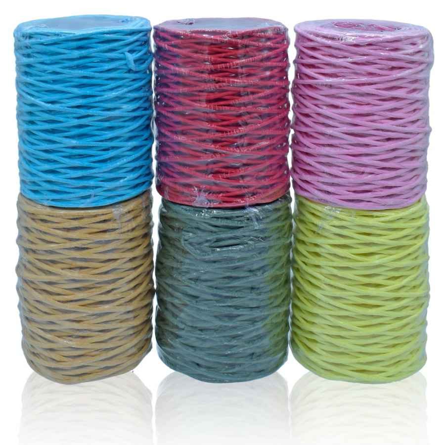 Craft Paper Rope Colour Mix Colour 30 Meter 6 pcs Set CPRC01