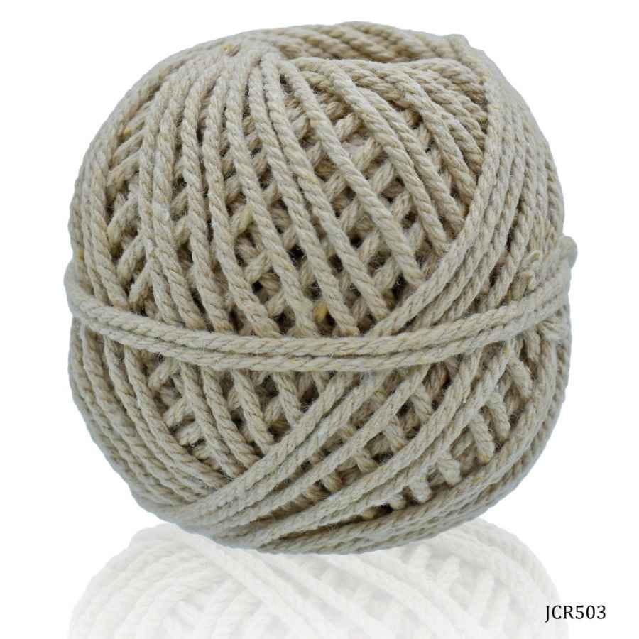 Light Brown Cotton Thread 100 Meter 1 pcs 50 Grams JCR503