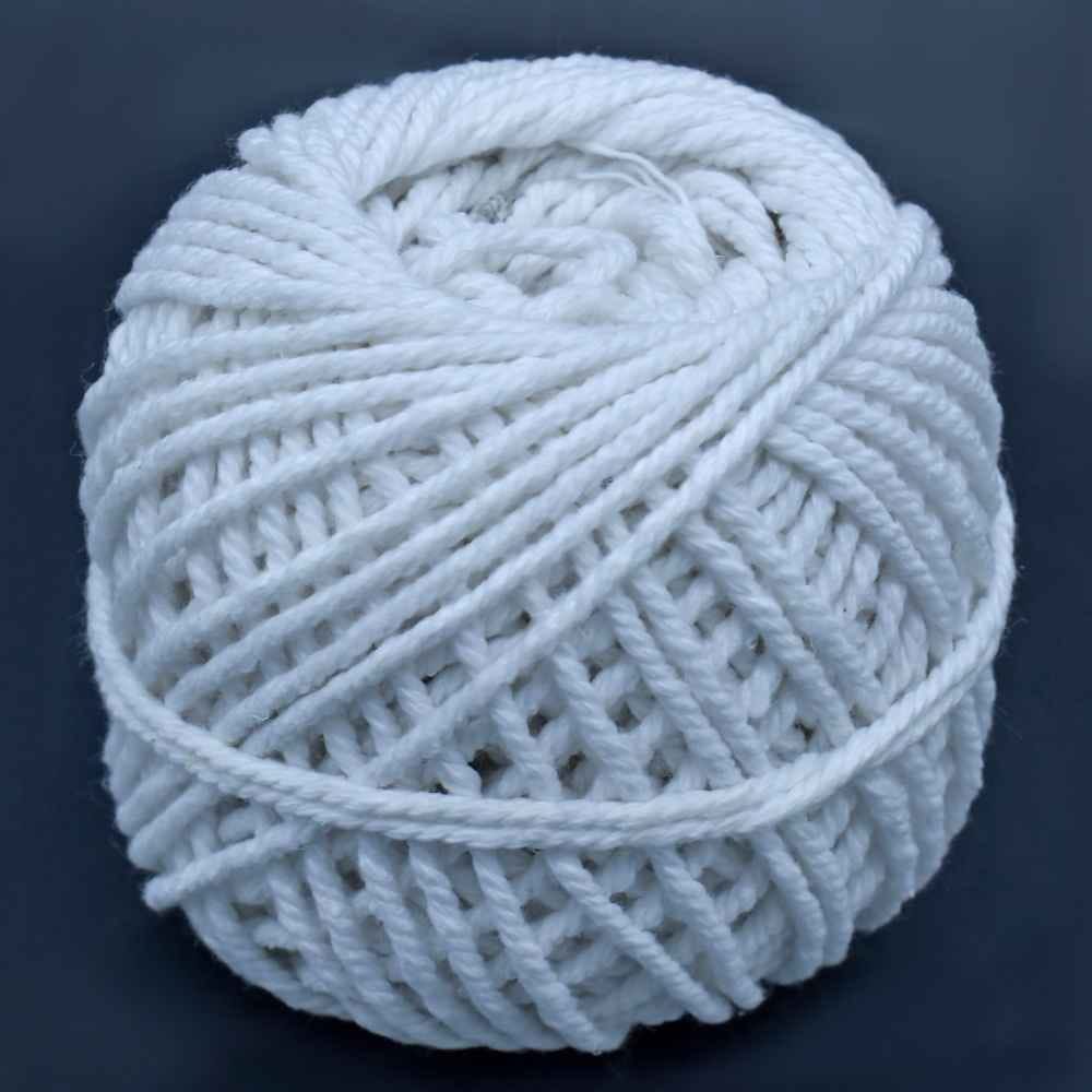 White Cotton Thread 100 Meter 1PC JCR506
