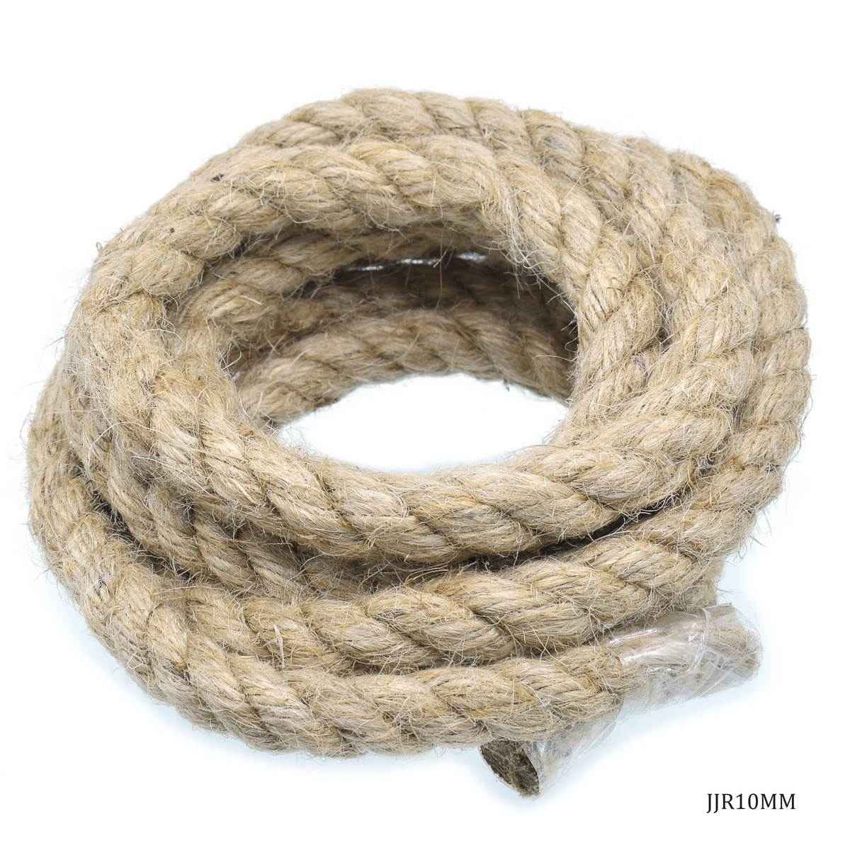Natural Jute Rope 10MM Thick 2 Meter Long JJR10MM