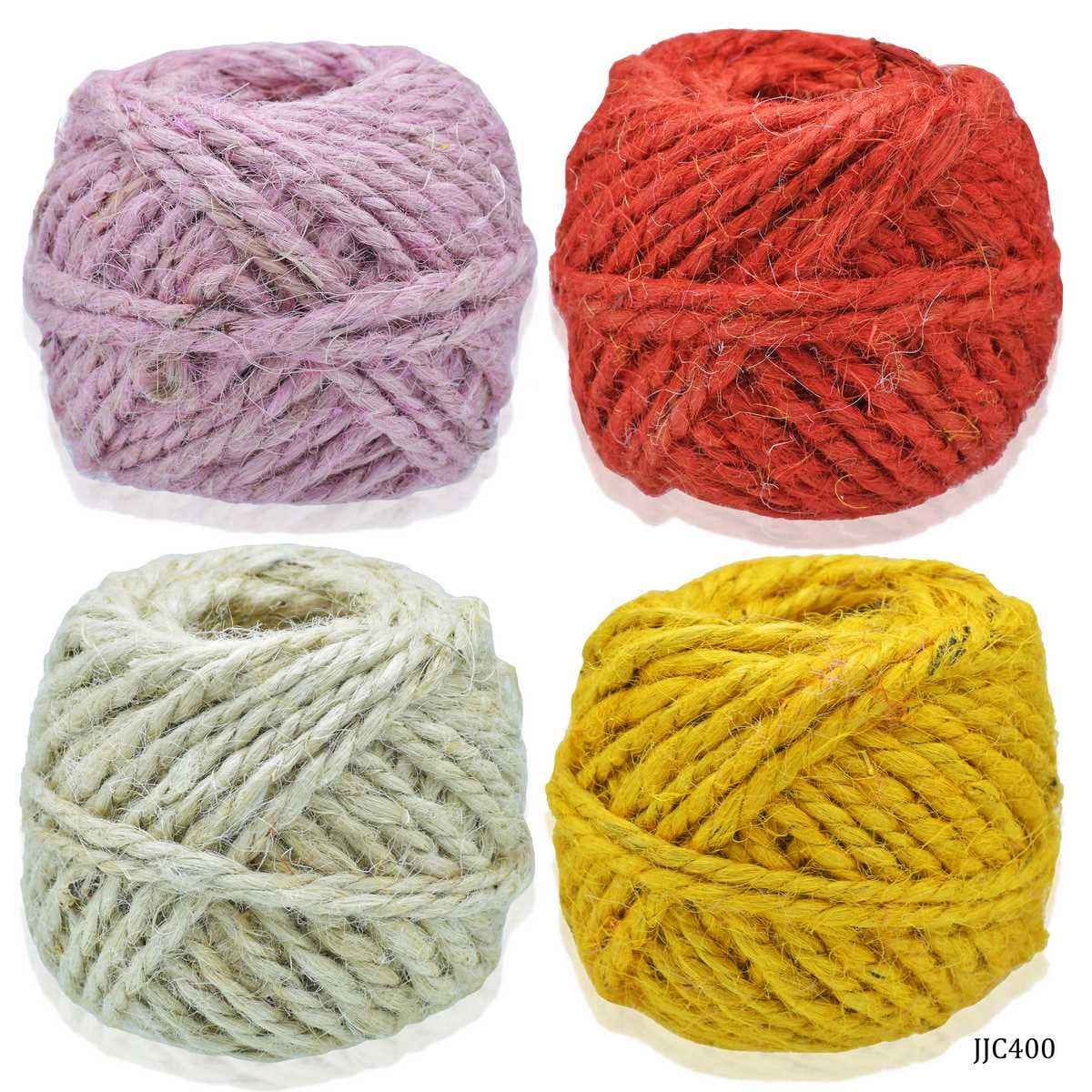 Jute Rope Mixed Colour 4 Pcs Set JJC400