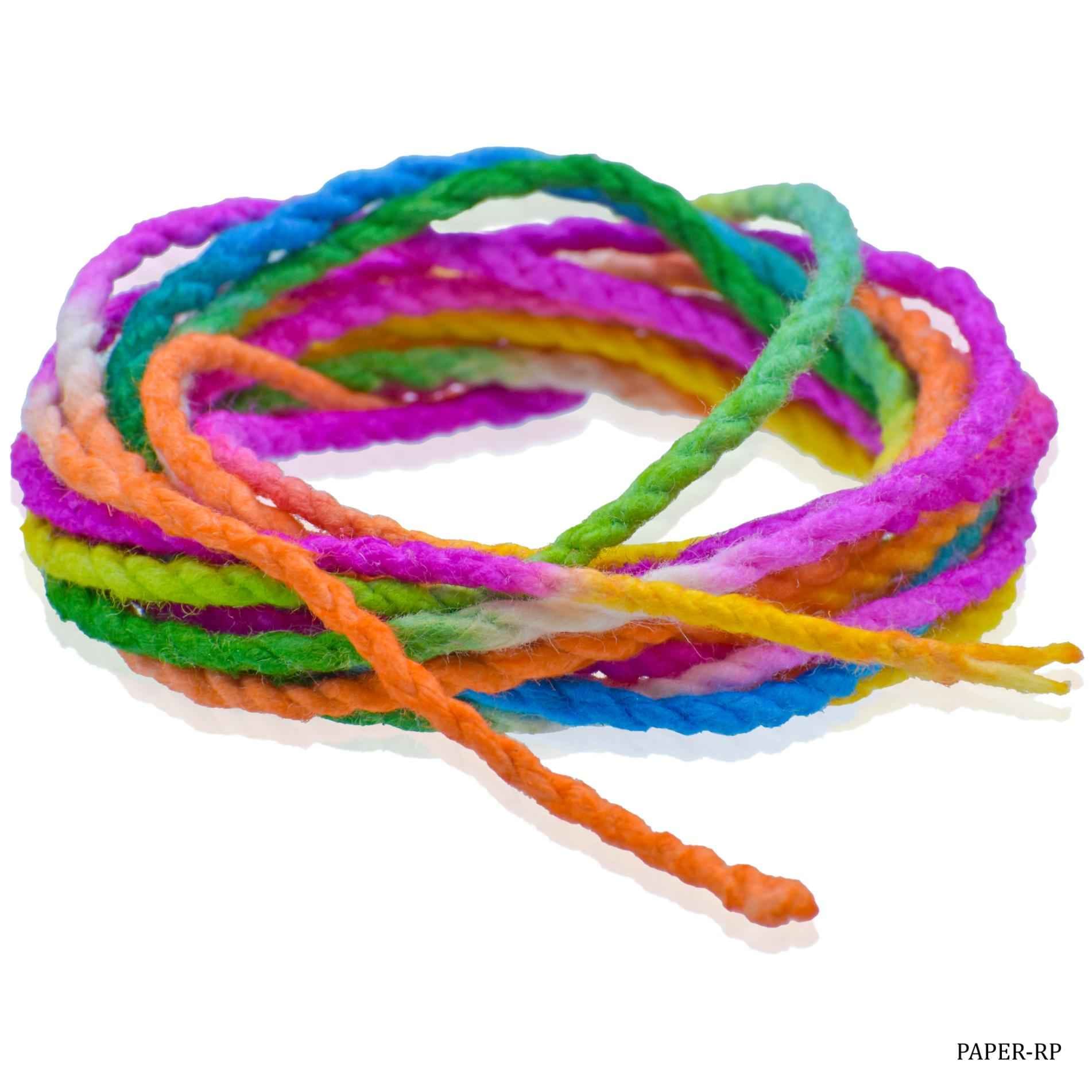 Paper Rope 1.2 Meter Length Colorful 2 Pcs PAPER-RP