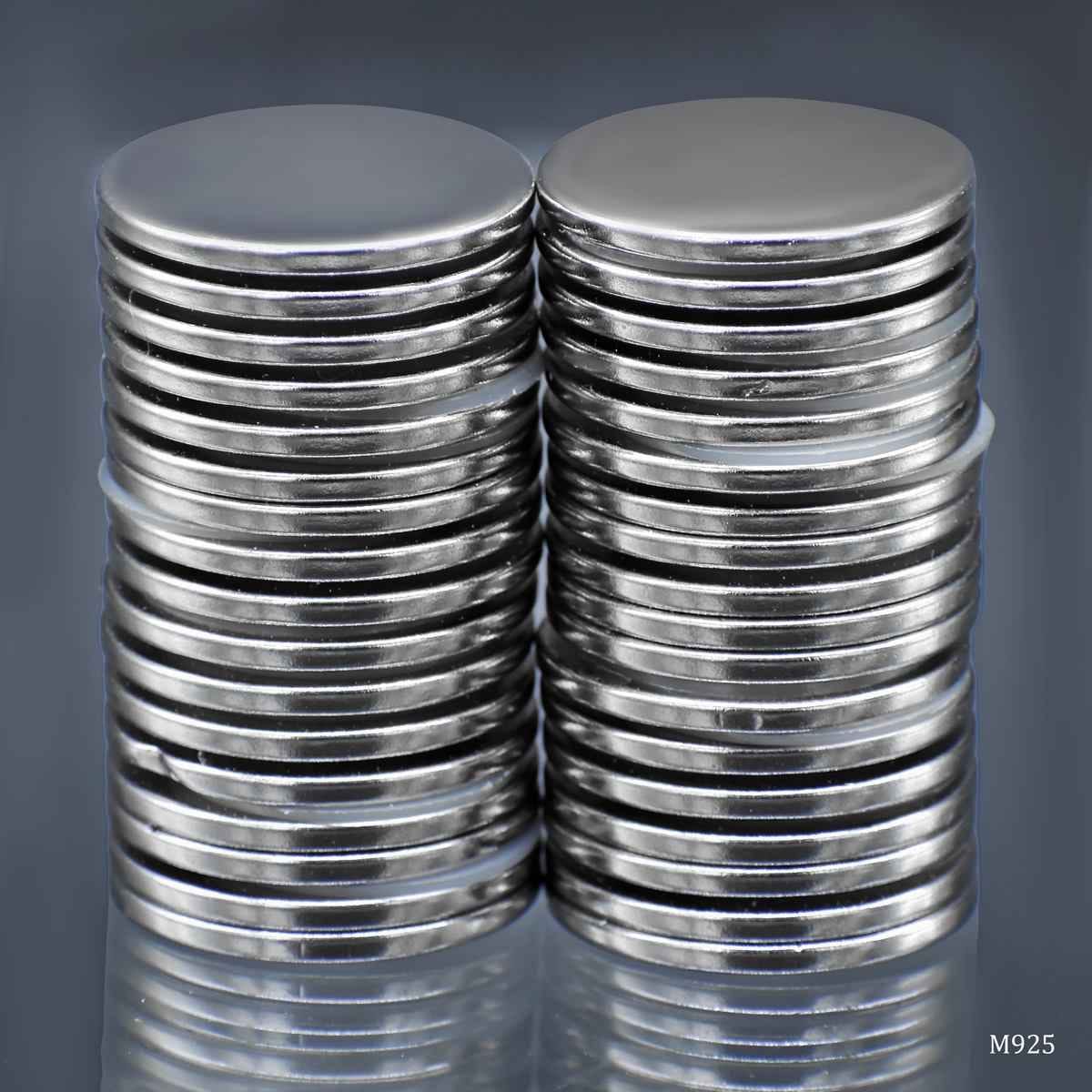 Neodymium Fridge Round Magnets 25mm x 2mm Thick, Pack of 10pcs M925