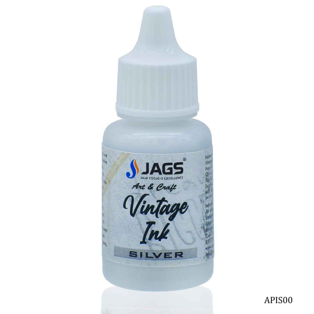 Acrylic Painter Vintage Ink Colors Silver Color 15 ML APIS00