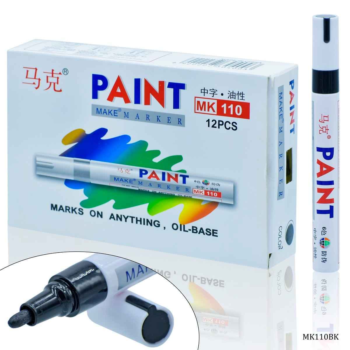 Acrylic Black Paint Marker 1 Pc MK110BK