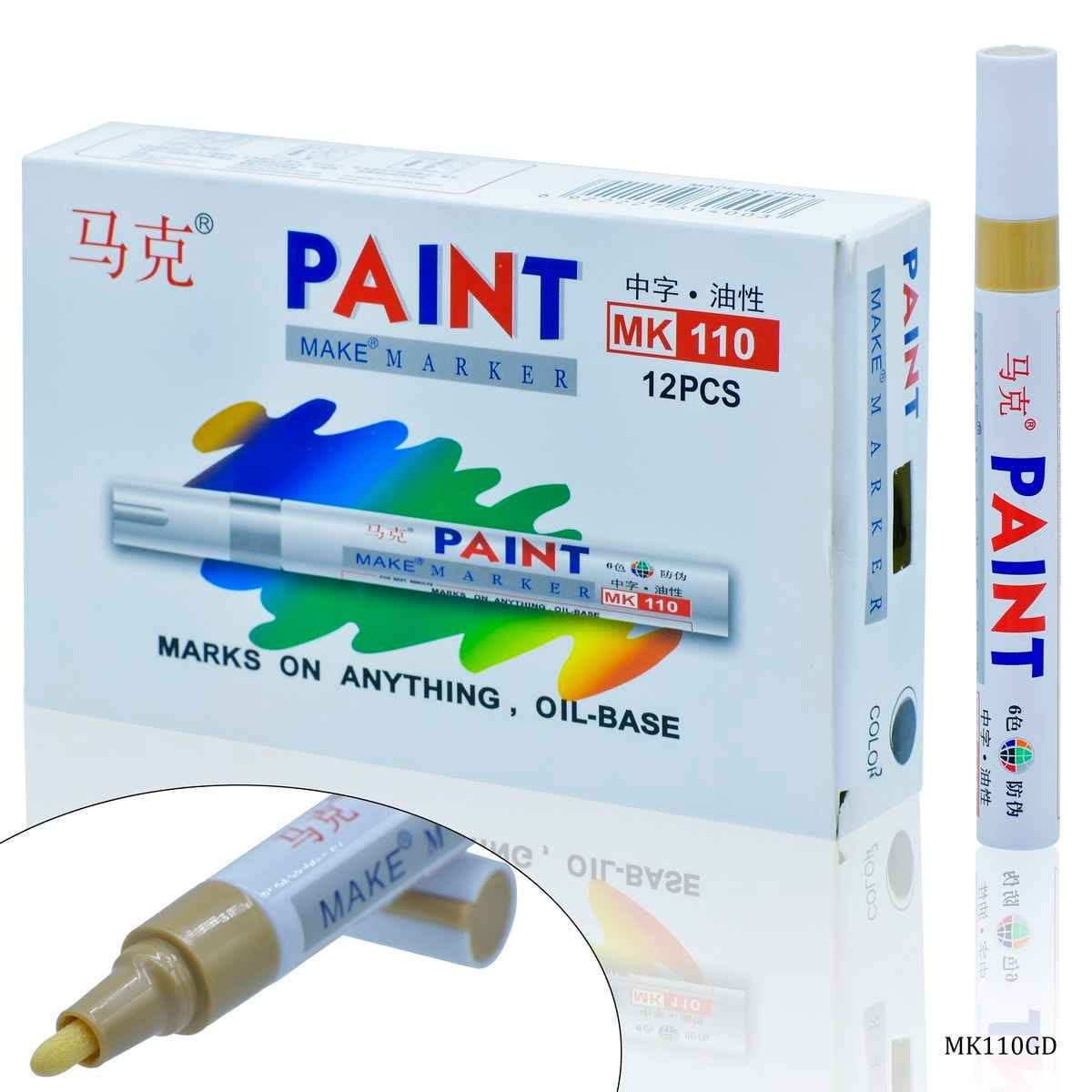 Acrylic Gold Paint Marker 1 Pc MK110GD
