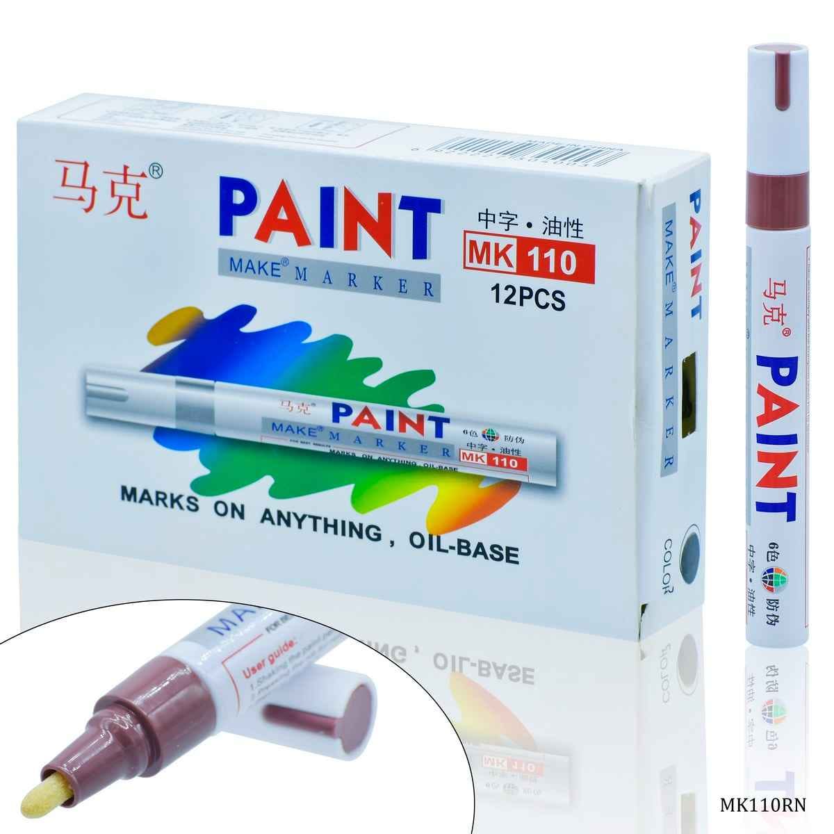 Acrylic Red Brown Paint Marker 1 Pc MK110RN
