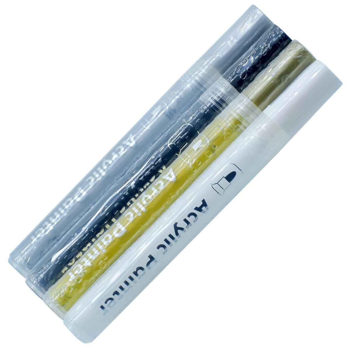 Acrylic Painter Water Based Marker 4 Pcs Set S1000-4