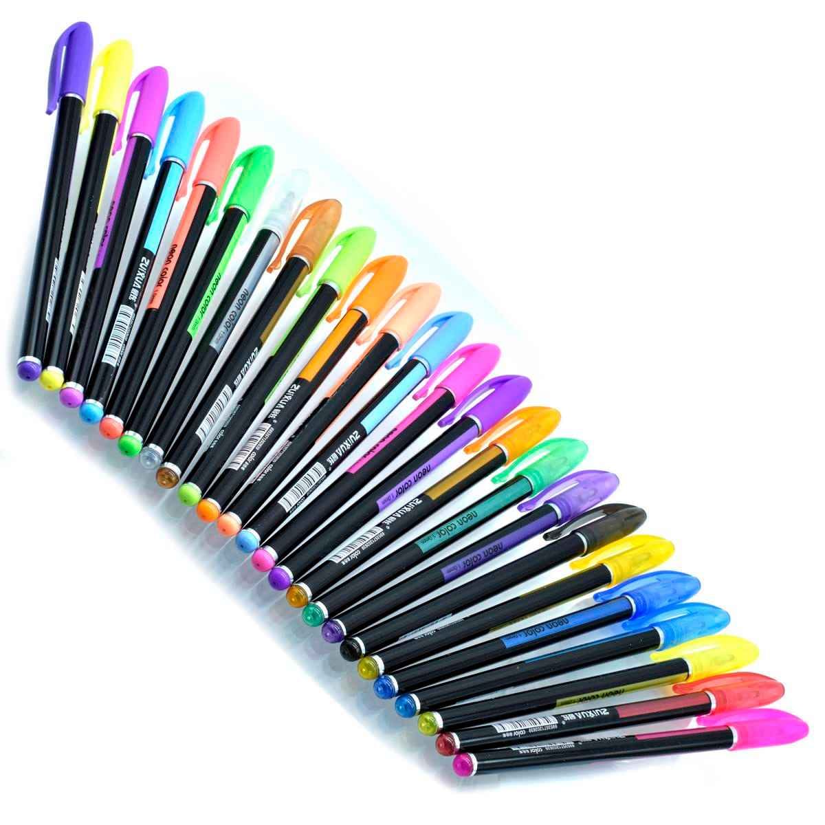 Glitter Pen Neon Color 1.0MM 48 Pcs Set HG6107-48