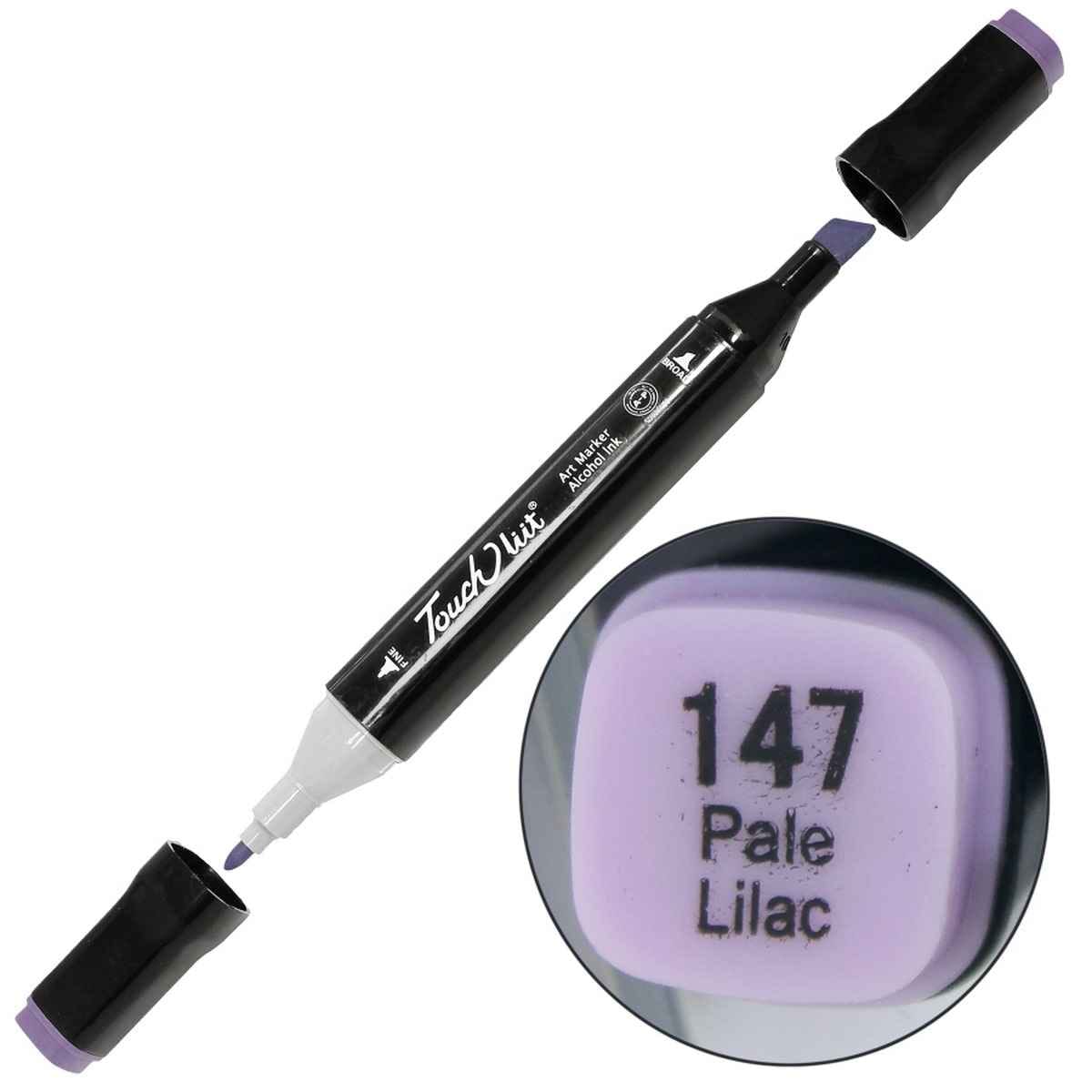 Pale Lilac Touch Marker 2in1 Pen 1 Piece TM147