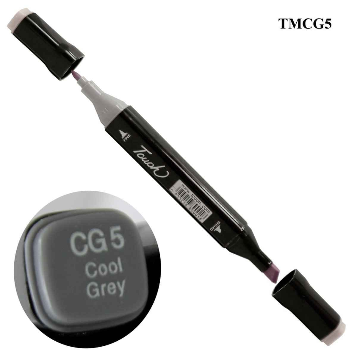 Cool Grey Touch Marker 2in1 Pen 1 Piece CG5 TM-CG5