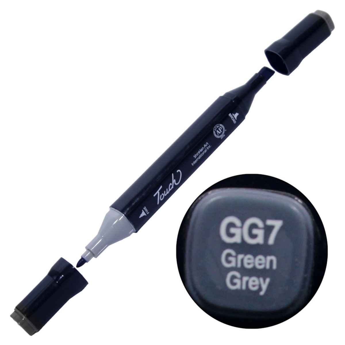 Green Grey Touch Marker 2in1 Pen 1 Piece GG7 TMGG7
