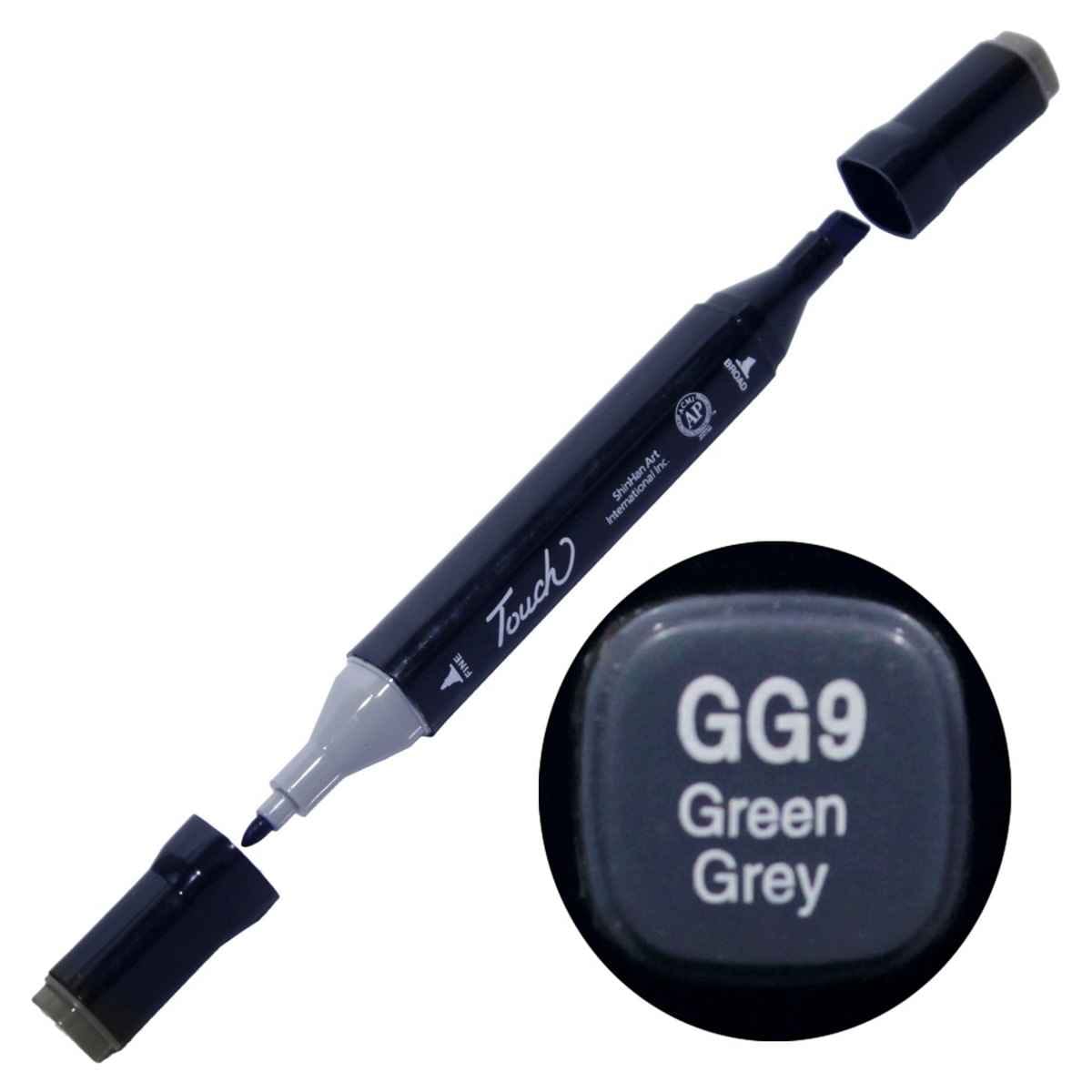 Green Grey Touch Marker 2in1 Pen 1 Piece GG9 TMGG9
