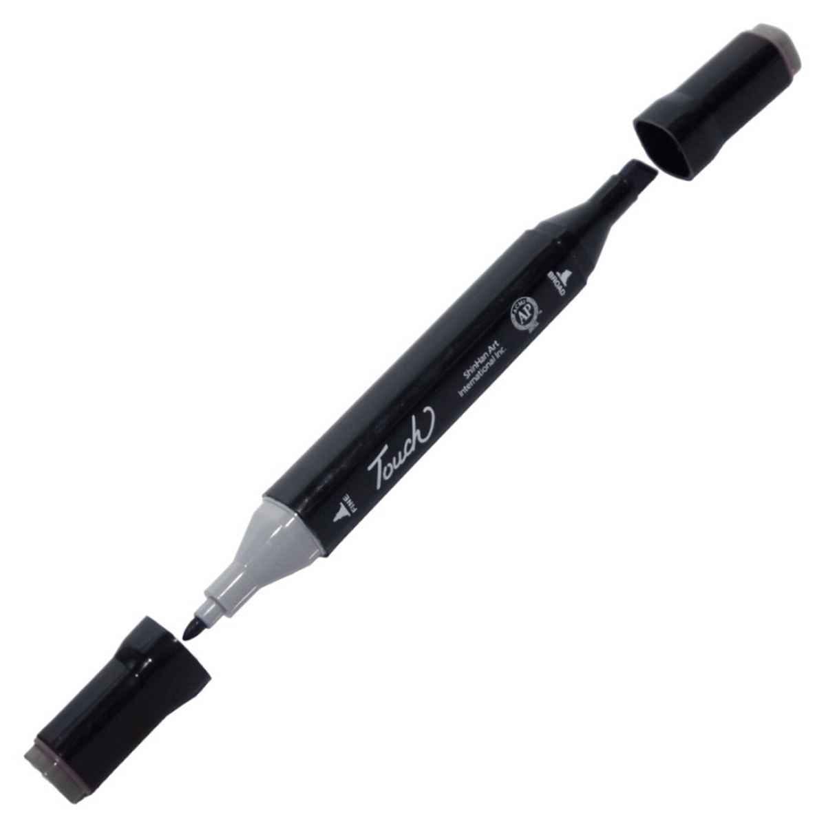 Dual Tipped Warm Grey Touch Marker Pen 2in1 WG1 TM-WG1