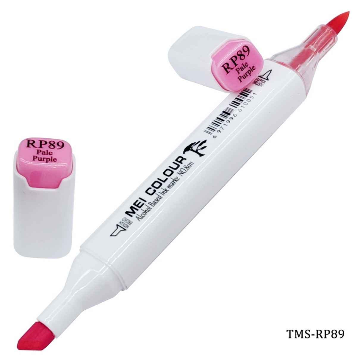 Dual Tipped Pale Purple Touch Marker Soft Pen 2in1 TMS-RP89