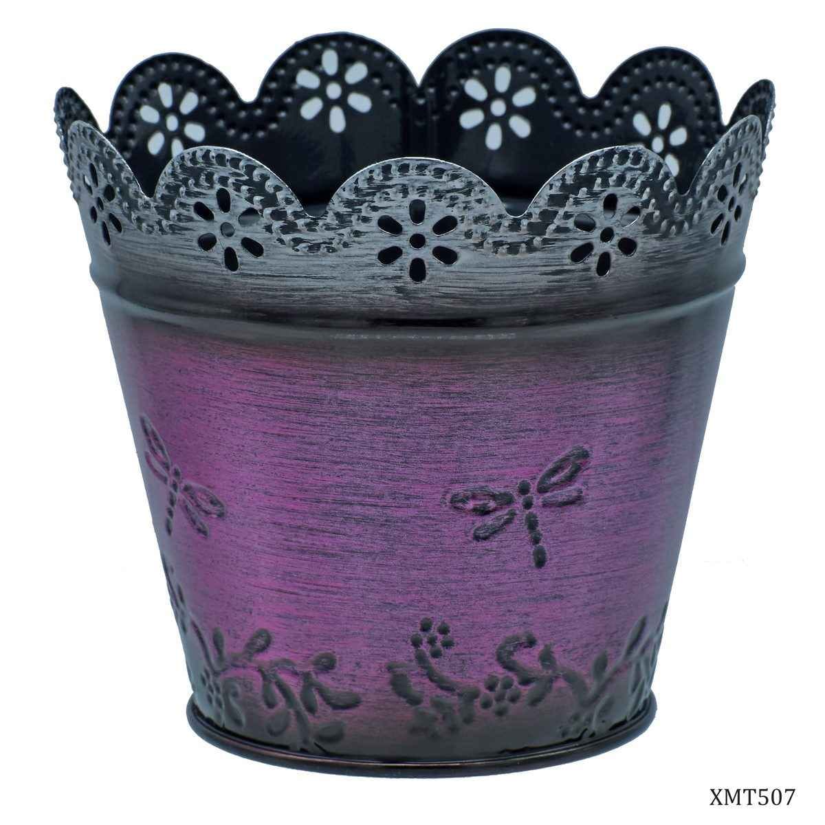 Crafts Iron Bucket Art Design Shape XMT507