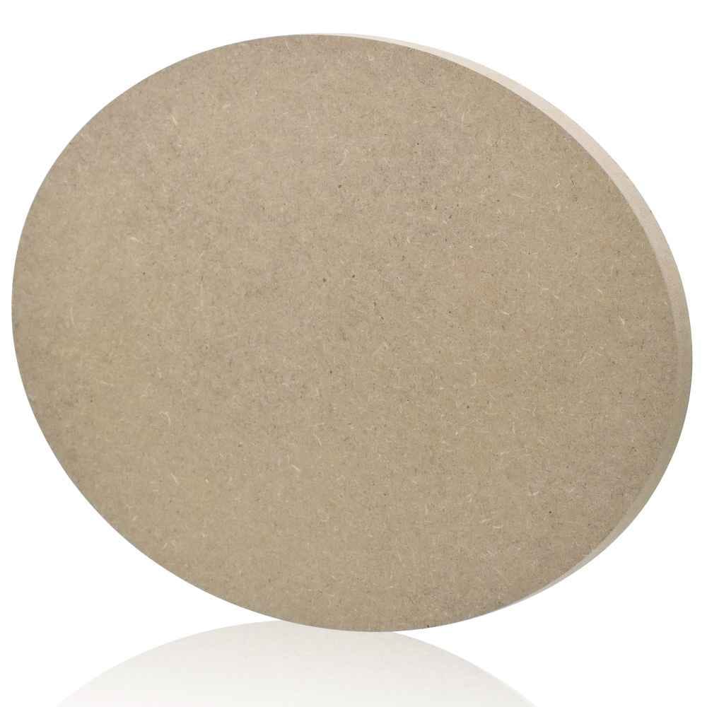 MDF Oval Cut Out Sheet 12mm Thick 8.23 X 10 Inch M8OC01