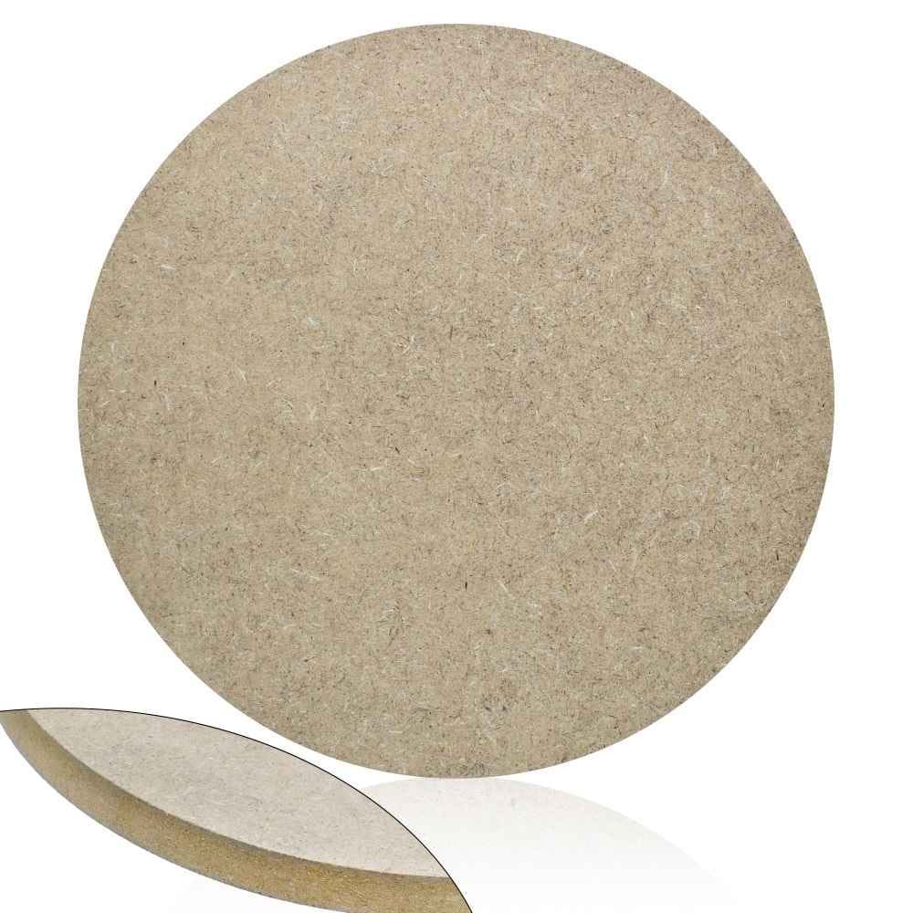 MDF Round Cut Out Sheet 12mm Thick 7 X 7 Inch M8RC02