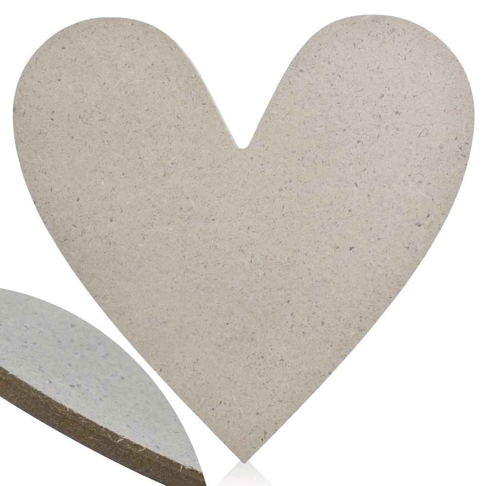 MDF Heart Cut Out Sheet 8mm Thick 8.80 X 9 Inch M8HC00