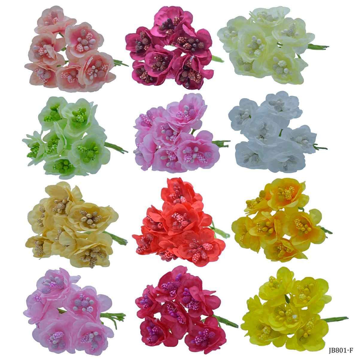 Artificial Cloth Flower 23-07 JB801-F