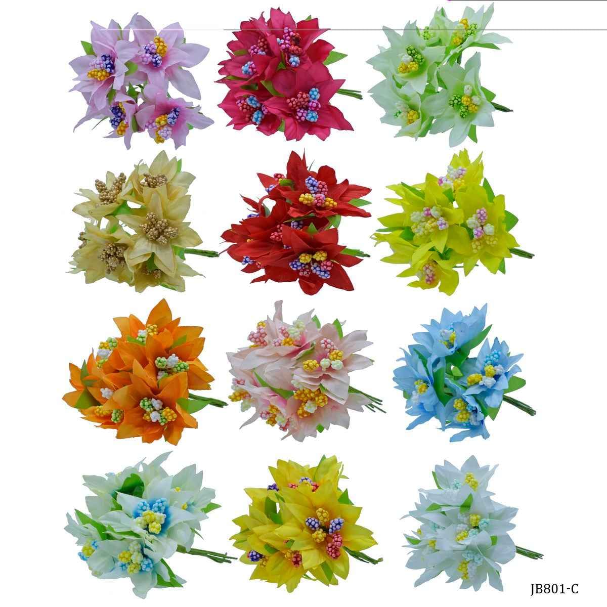 Artificial Cloth Flower 23-09 JB801-C