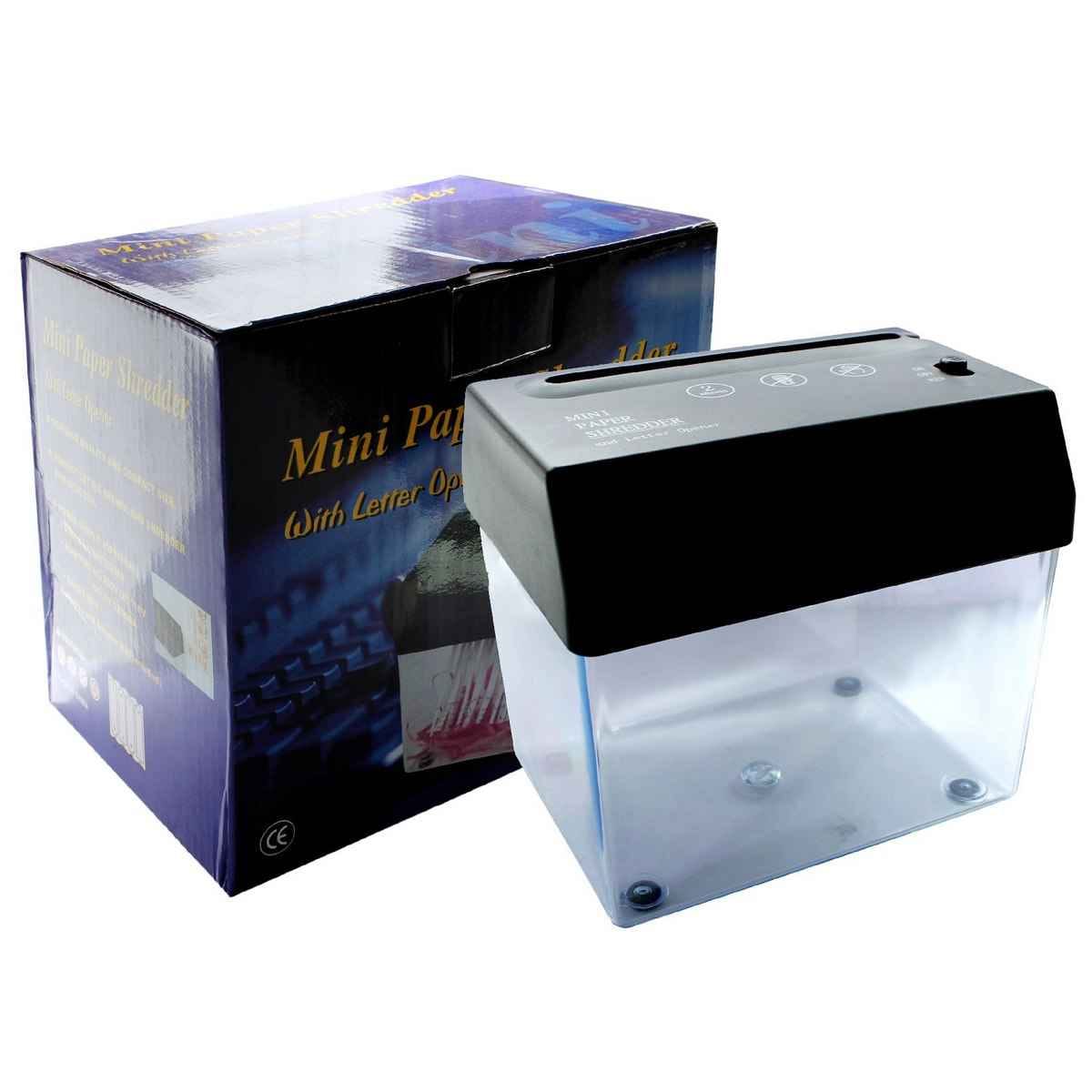 Mini USB Paper Shredder With Letter Opener Size (A5) MPSWLO