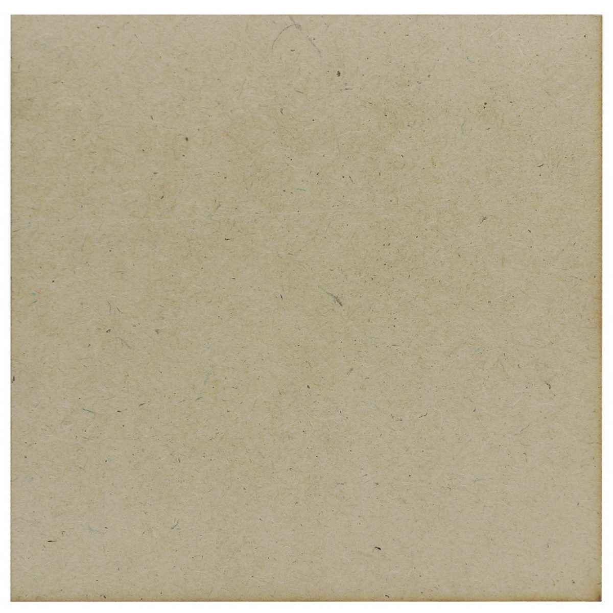 MDF DIY Wooden Plate Square Size 6X6 Inch 4MM Thick 4 Pics MPS600