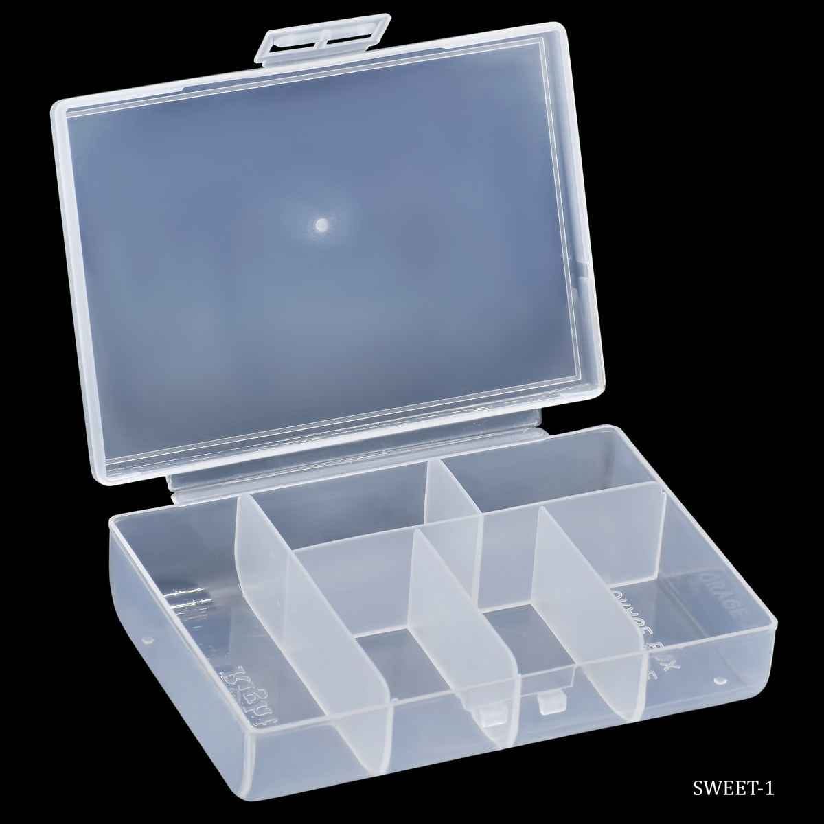 Plastic Storage Container 6 Compartment Box SWEET-1