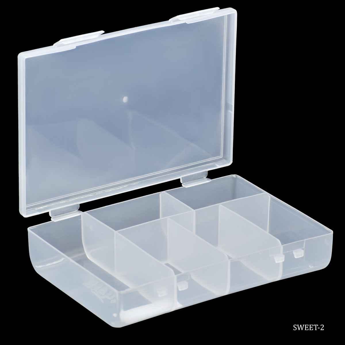 Plastic Storage Container 6 Compartment Box SWEET-2