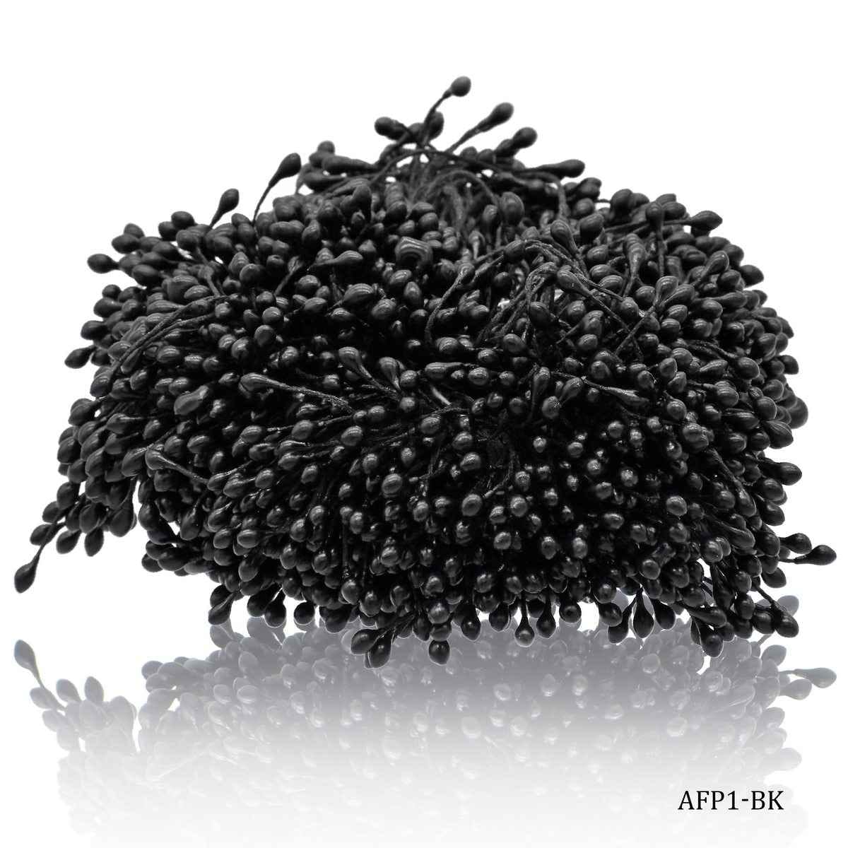Black Artificial Flower Polons AFP1-BK
