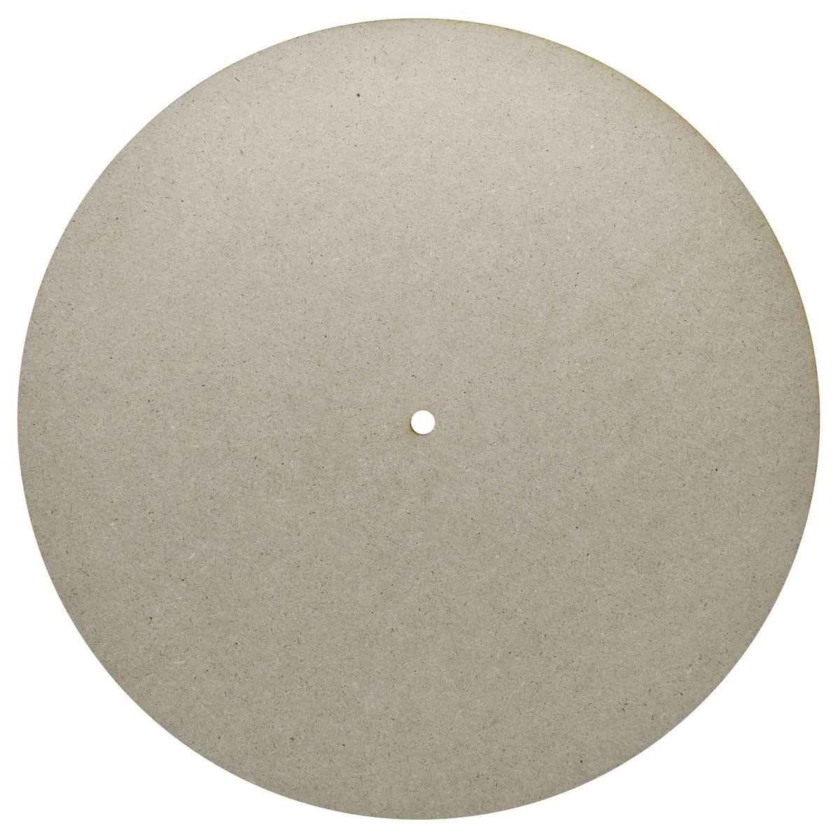 MDF Wooden Cut Out Plate Round With Hole 12X12 Inch 4MM Thick MPRW01