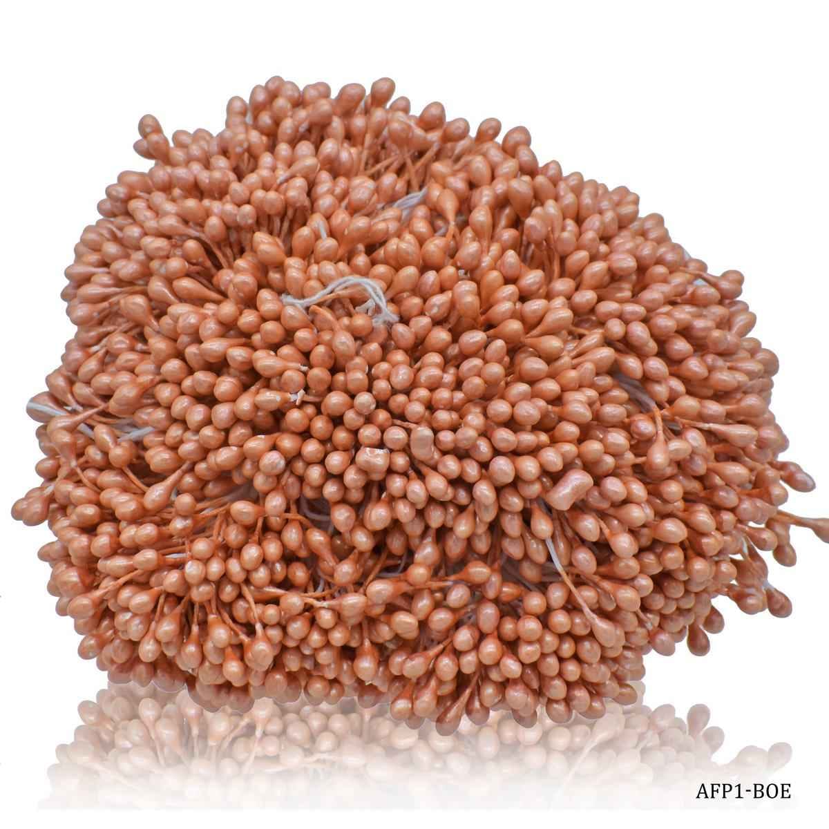 Brown Orange Artificial Flower Polons AFP1-BOE