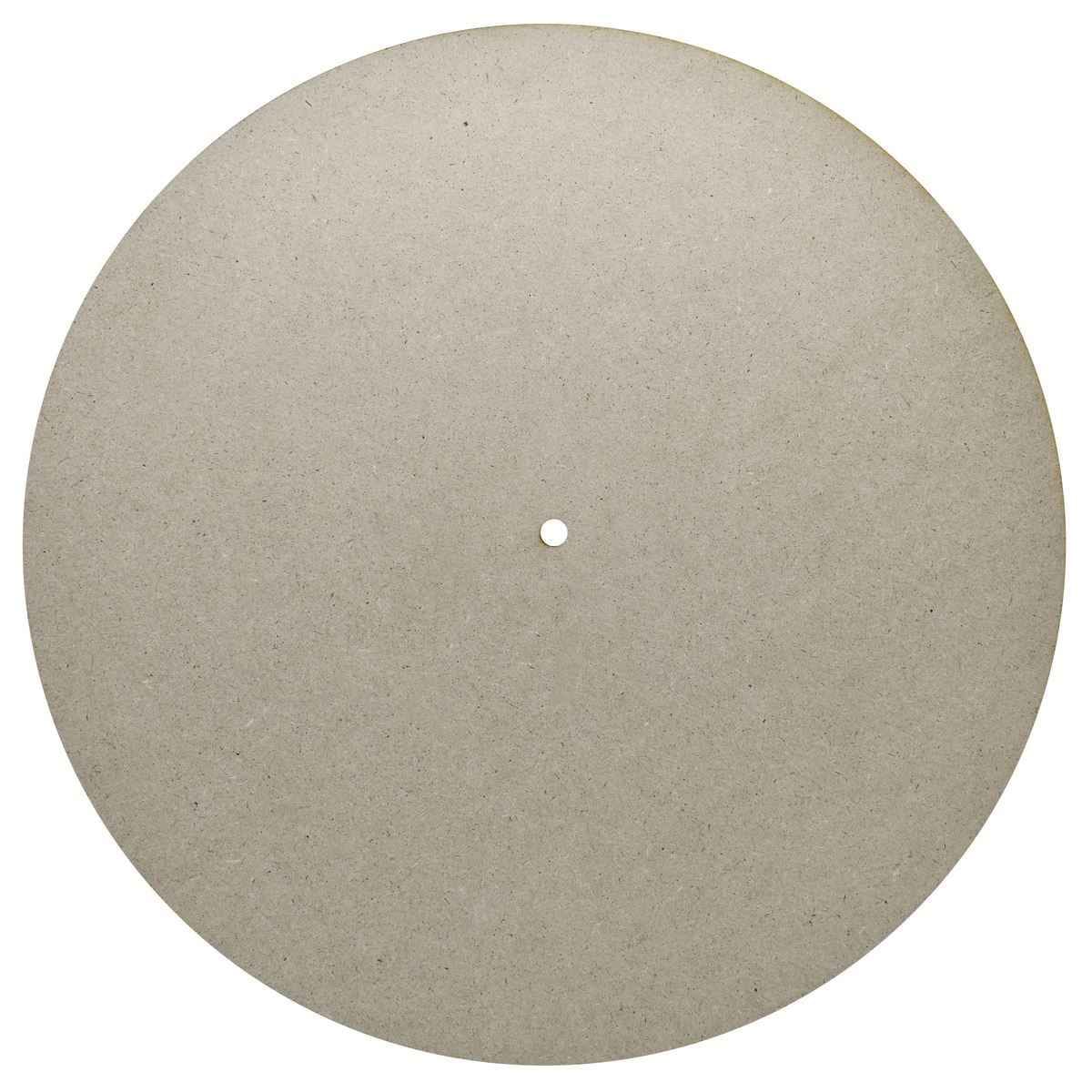MDF Wooden Cut Out Plate Round With Hole 14X14 Inch 4MM Thick MPRW02