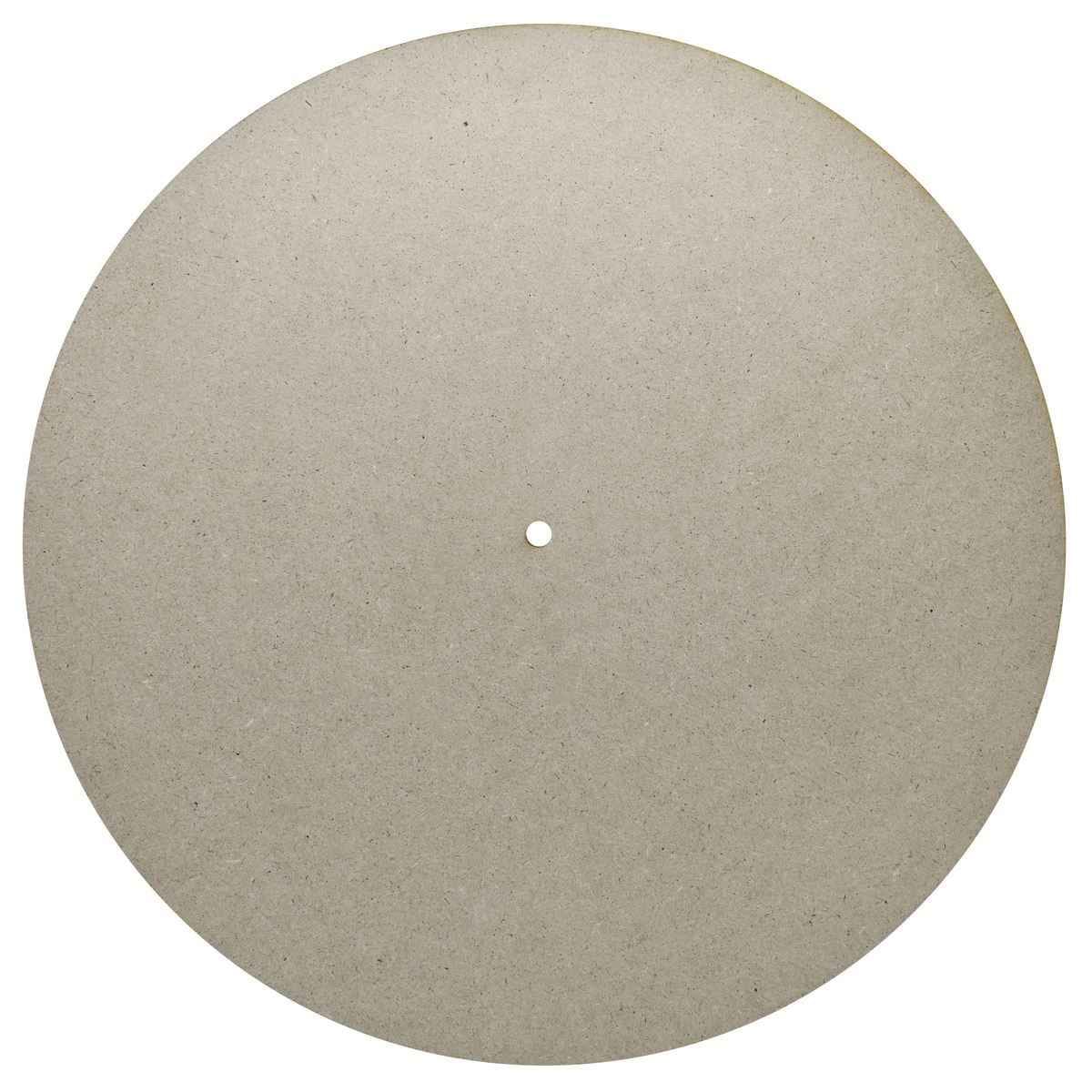 MDF Wooden Cut Out Plate Round With Hole 16X16 Inch 4MM Thick MPRW03