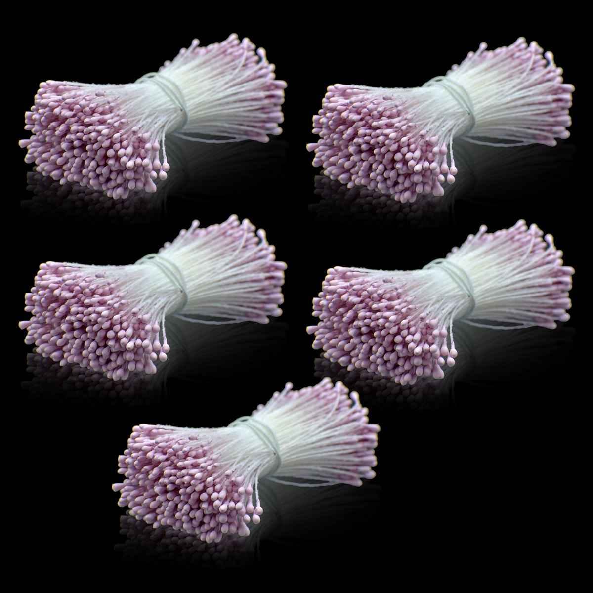 Light Purple Artificial Flower Polons Pack Of 5 AFP4-LPE