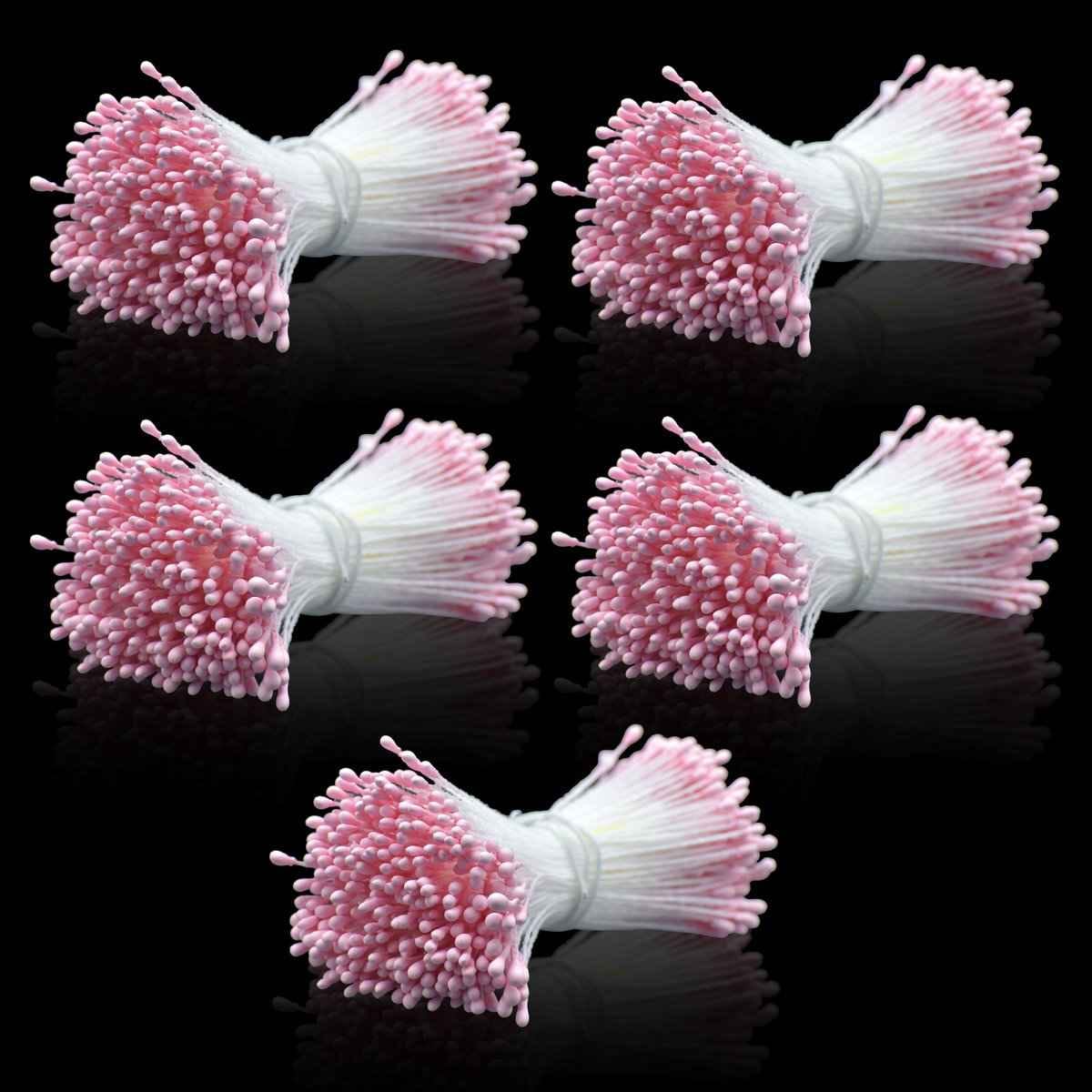 Pink Artificial Flower Polons Pack Of 5 AFP4-PK
