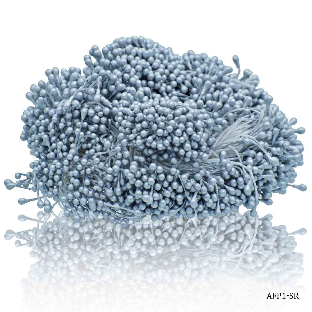 Silver Artificial Flower Polons AFP1-SR