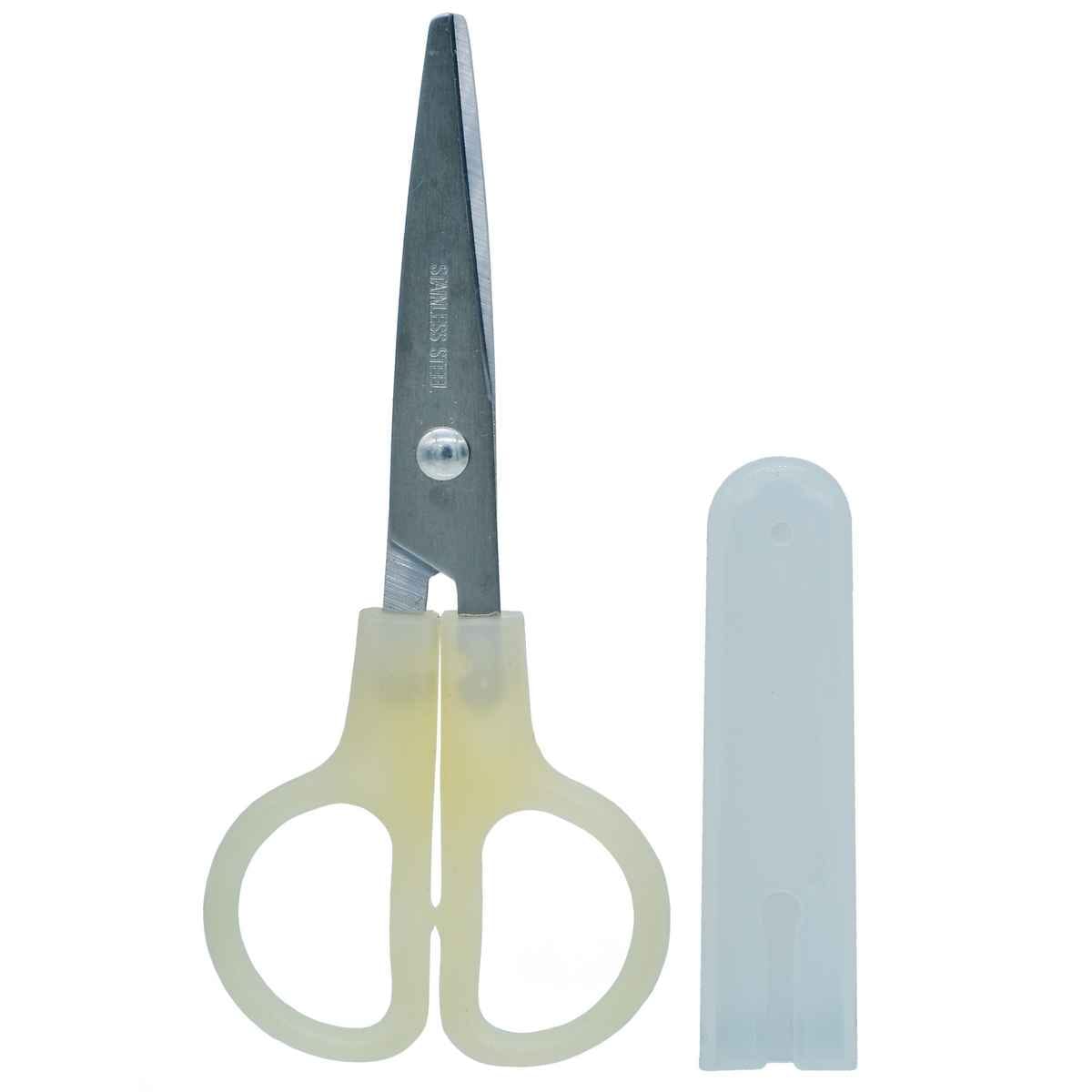 Scissors Stainless Steel With Cap Size: 5.5x13x1 Cm SSSW00