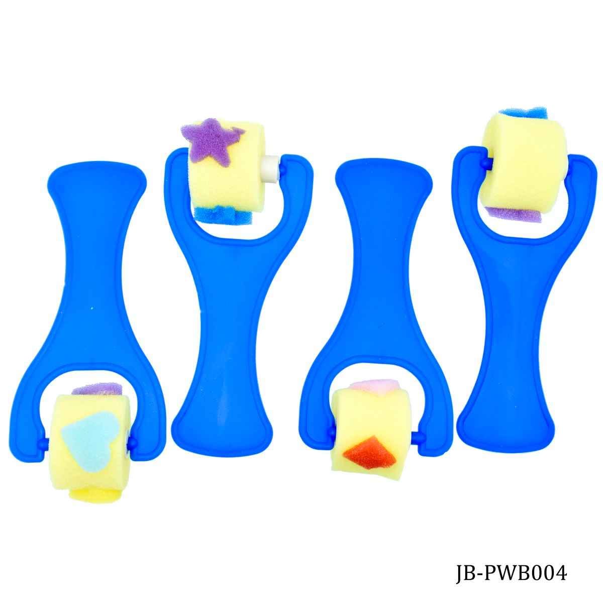 Painting Sponge Brush Set 4pcs Different Shapes JB-PWB004