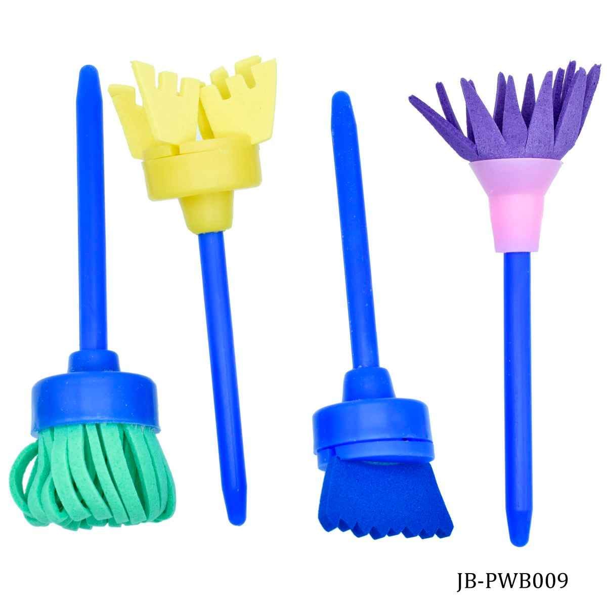 Painting Sponge Brush Set 4pcs Different Shapes JB-PWB009