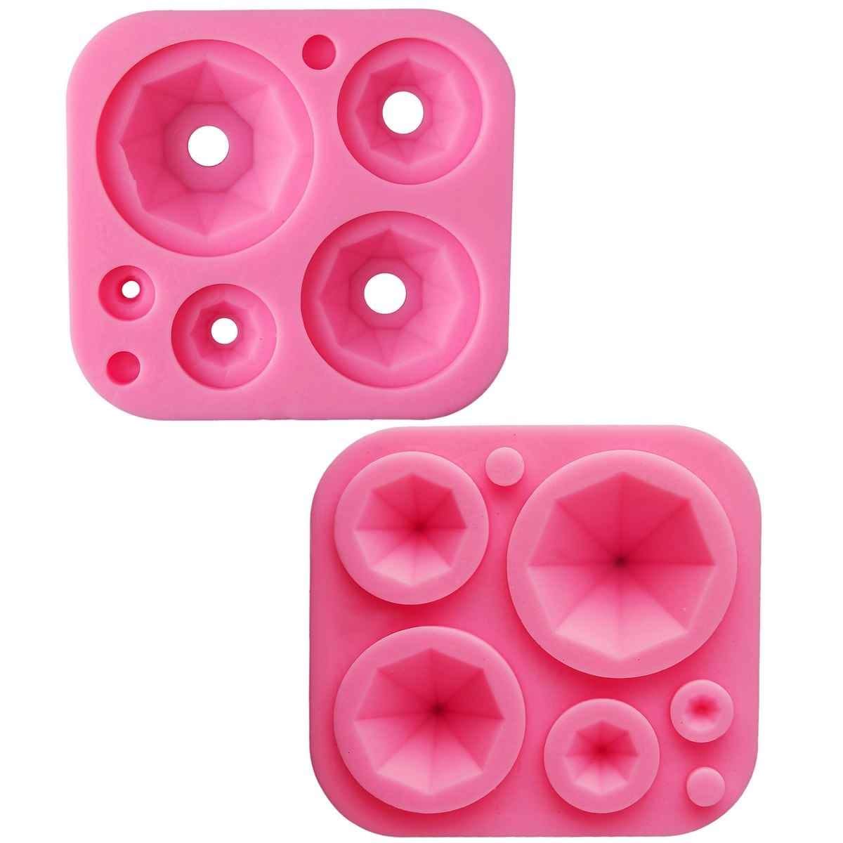 Silicone Mould 5 Pcs Diamond Set 10.5x11.5x4.5 cm JSF677