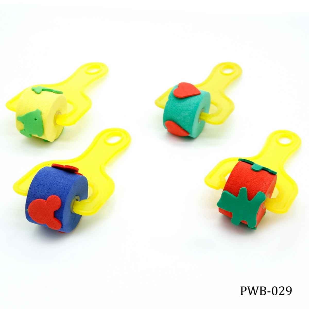 Painting Sponge Roller Brush 4pcs Set PWB-029
