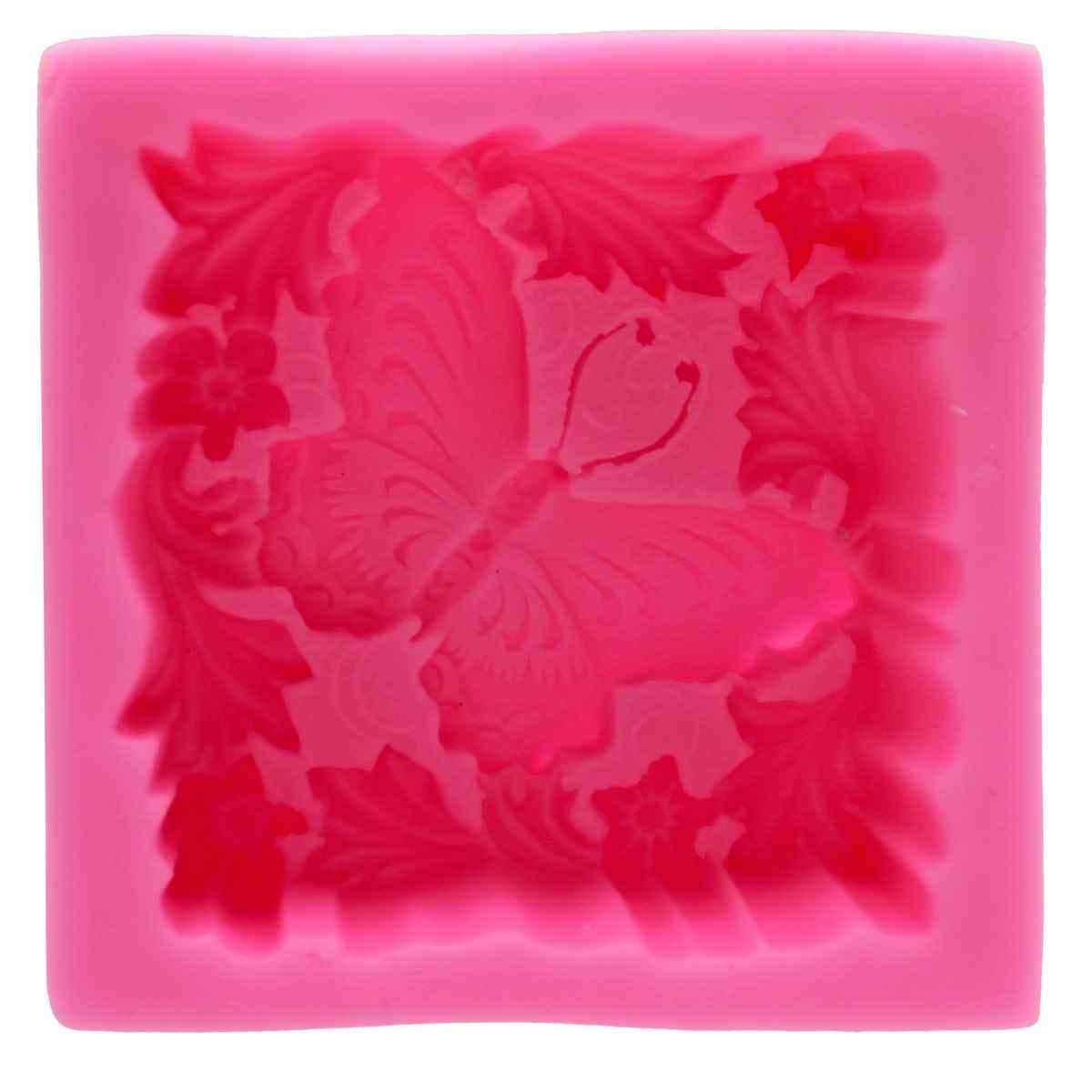 Silicone Mould Butterfly Frame Size 8x8x3 cm JSF409