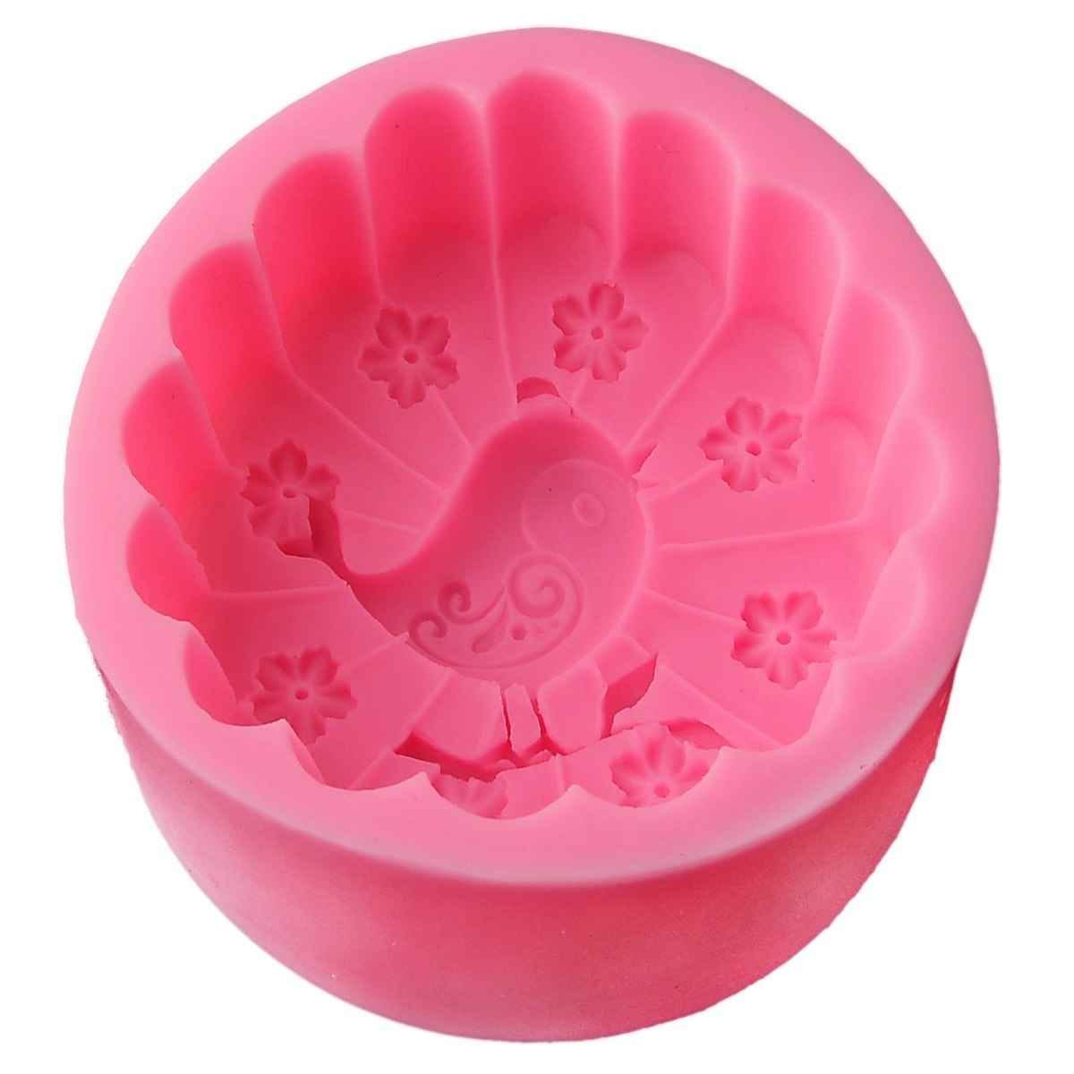 Silicone Mould Circle Bird Size 9.5x9.5x4 cm JSF416