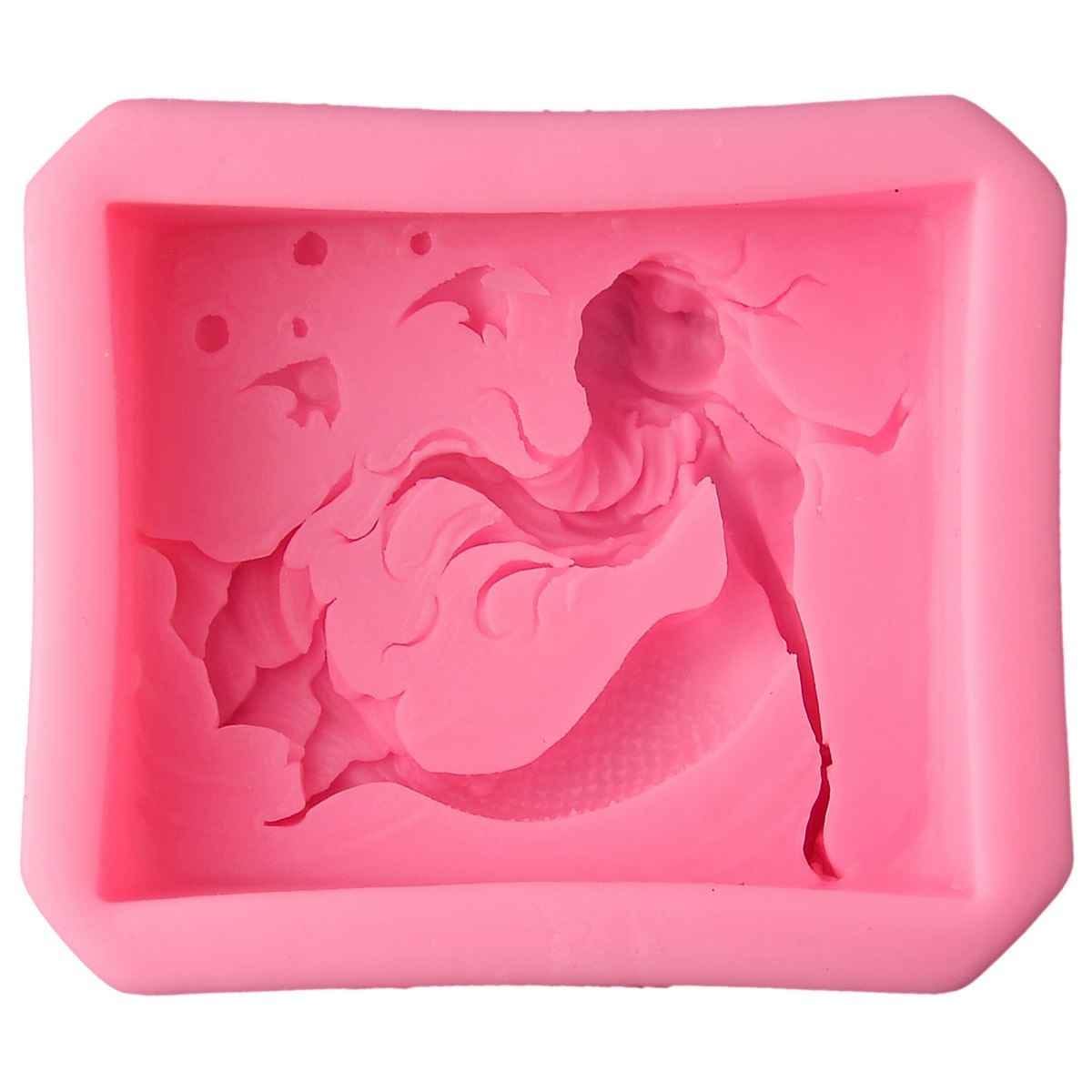 Silicone Mould Mermaid SIze 9x6.5x3 cm JSF614