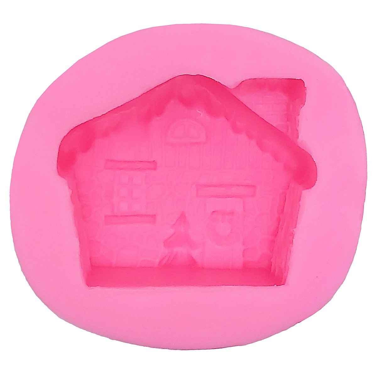 Silicone Mould Old House Size 8.7x8x4 cm JSF725