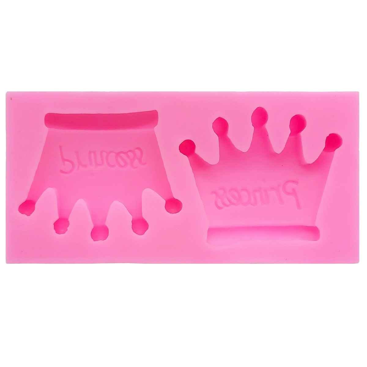 Silicone Mould Princess Crown Size 12x6x1.7 cm JSF674