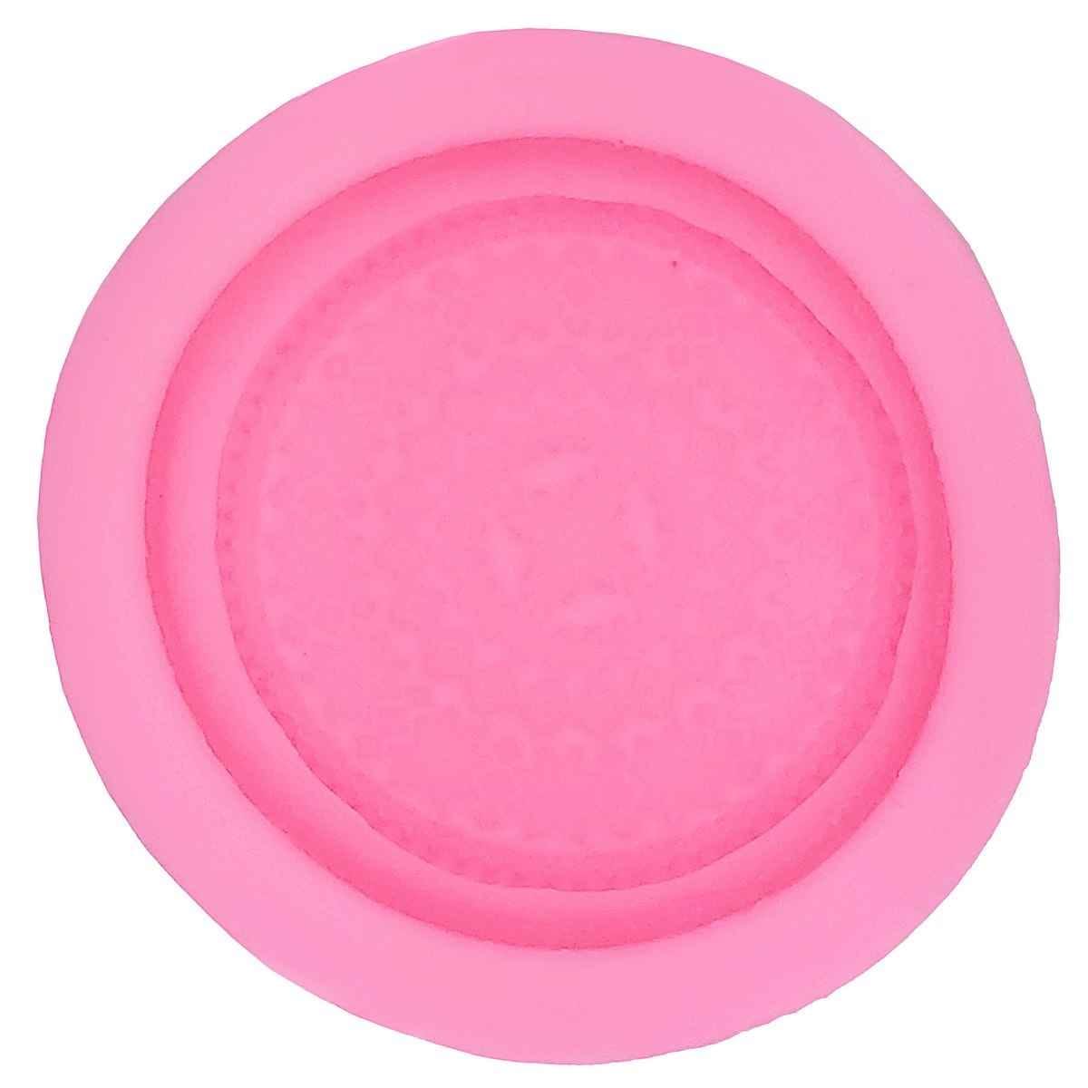 Silicone Mould Round Mandala Design Size 8x8x2 cm JSF769