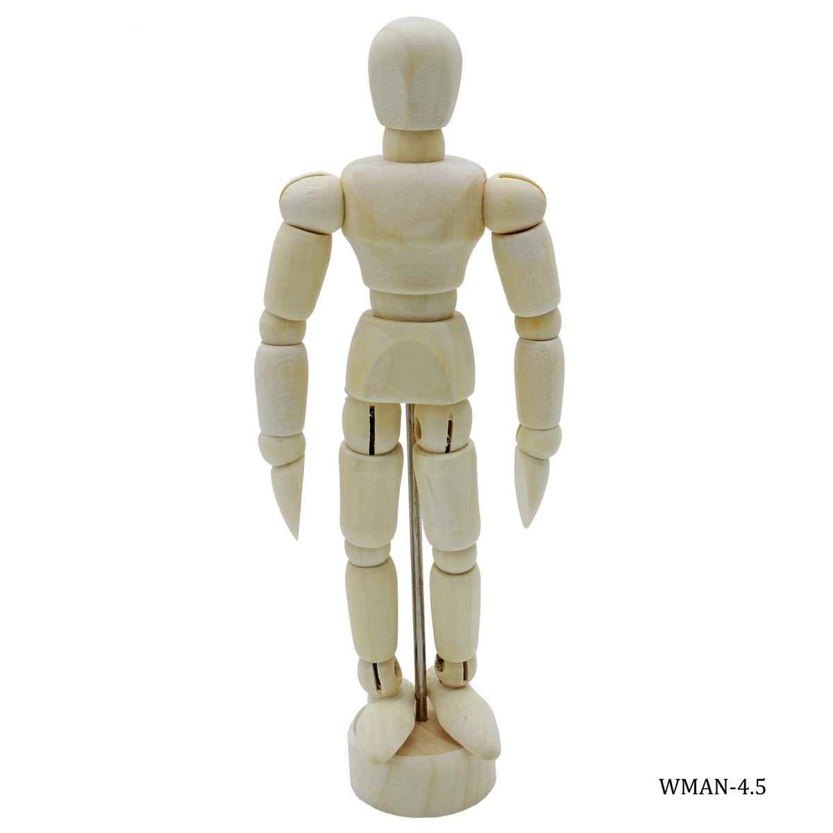 Wooden Manikin Male 11.4cm Mini Small WMAN-4.5